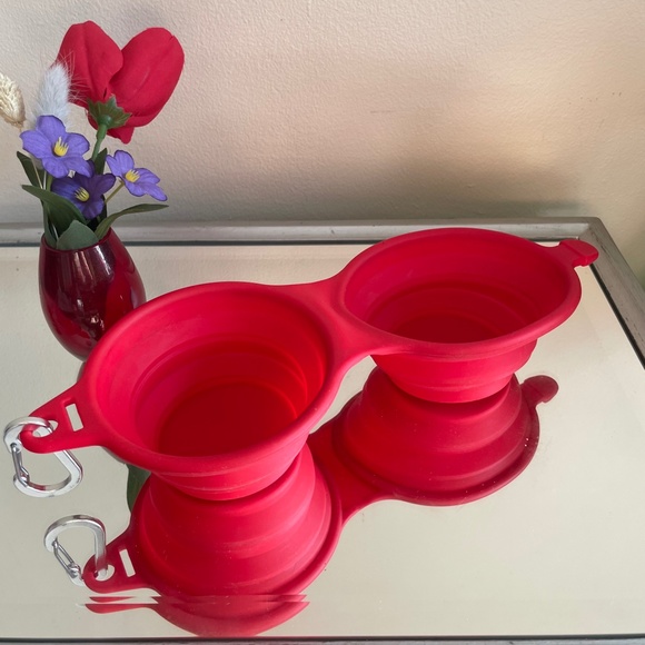 🐶Good2Go Small Collapsible Dog Bowl Duo Diner - Picture 3 of 6
